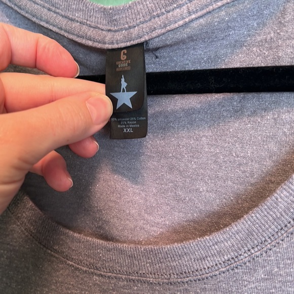 Gray Hamilton T-shirt, XXL - Picture 3 of 3